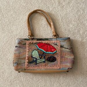 Embroidered Sequin Beach Decor Bag vintage
